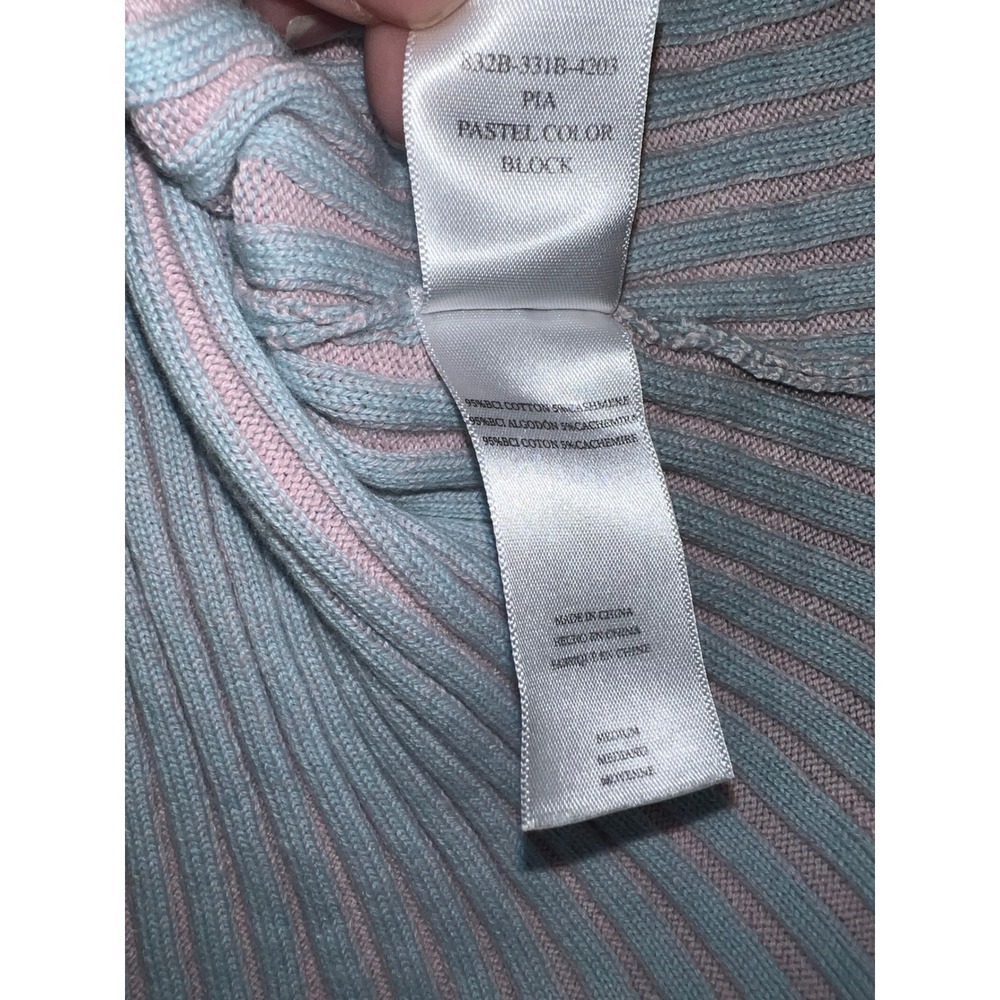 Rails Women's Pia Pastel Sweater In Multicolor Sz m preppy coastal - Picture 8 of 10